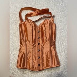 Corset Story Classic Overbust with Halter - Peach